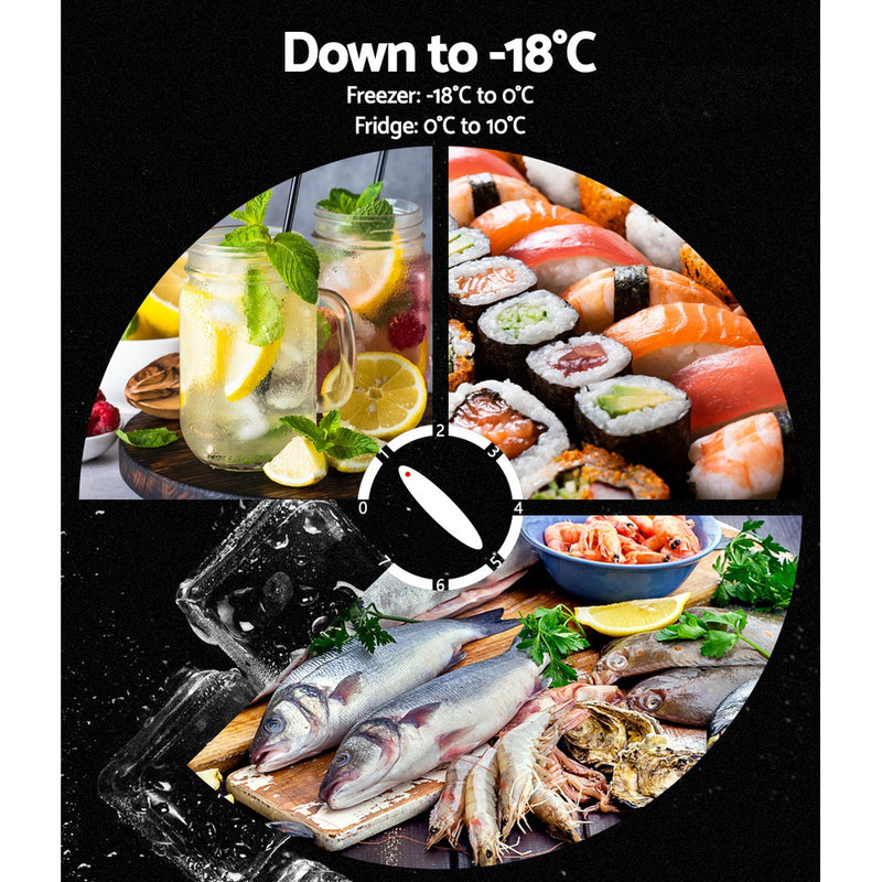 Glacio 65L Portable Upright Fridge Freezer