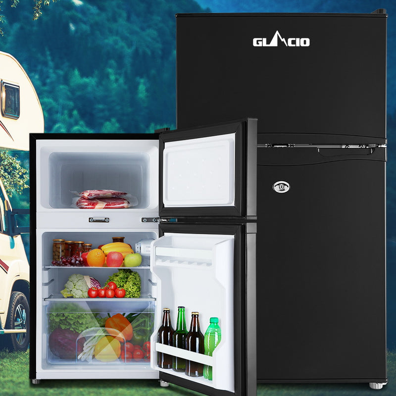 Glacio 90L Portable Upright Fridge Freezer