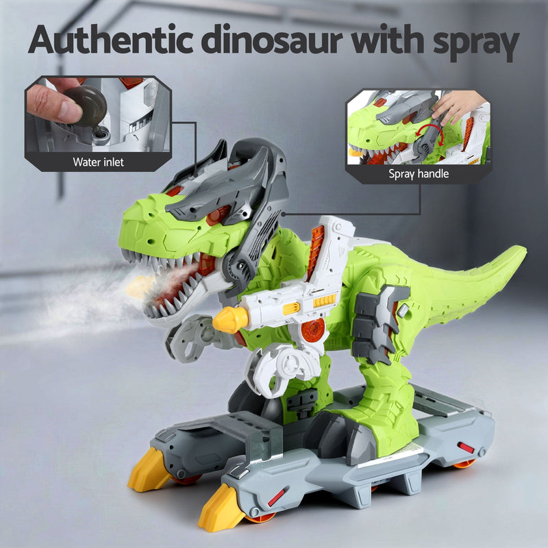 Keezi Dinosaur Ride-On Push Car with Spray Function