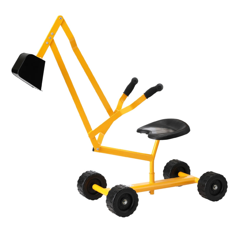 Keezi Kids Ride-On Digger Bulldozer – Yellow