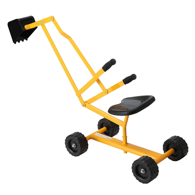 Keezi Kids Ride-On Digger Bulldozer – Yellow