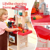Keezi Kids Kitchen Play Set with Sound, Steam & Light Effects