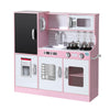 Keezi Wooden Pretend Kitchen Play Set 80cm Pink