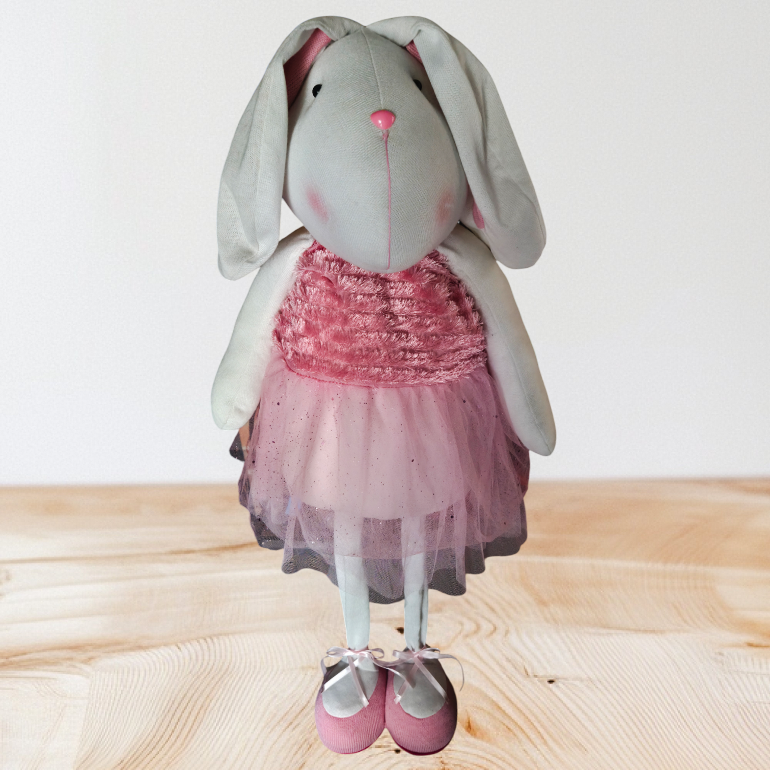 Extendable Plush Brontie the Ballerina Easter Bunny