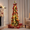 160cm Pre-Decorated Pop-Up Christmas Tree