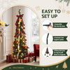 160cm Pre-Decorated Pop-Up Christmas Tree