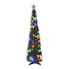 155cm Pre-Decorated Pop-Up Christmas Tree with Multicolour LEDs