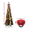 197cm Pre-Decorated Pop-Up Christmas Tree