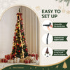197cm Pre-Decorated Pop-Up Christmas Tree