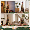 197cm Pre-Decorated Pop-Up Christmas Tree