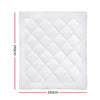 Giselle Bedding 800GSM Microfibre Bamboo Quilt Queen