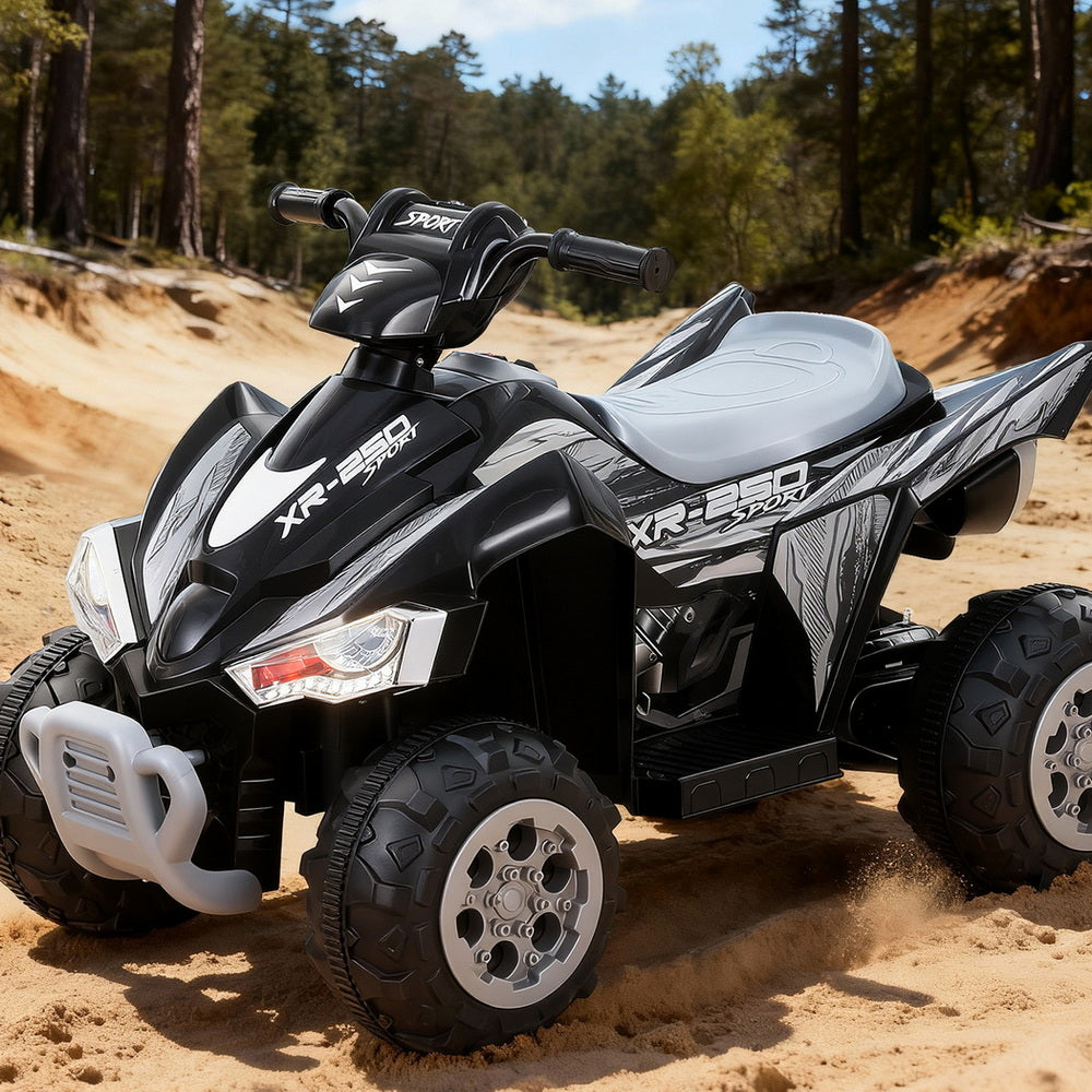 Rigo Kids 12V Electric Ride-On ATV Quad – Black