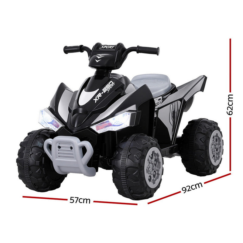 Rigo Kids 12V Electric Ride-On ATV Quad – Black