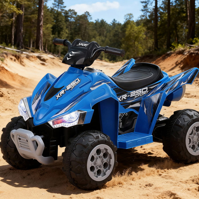 Rigo Kids 12V Electric Ride-On ATV Quad – Blue