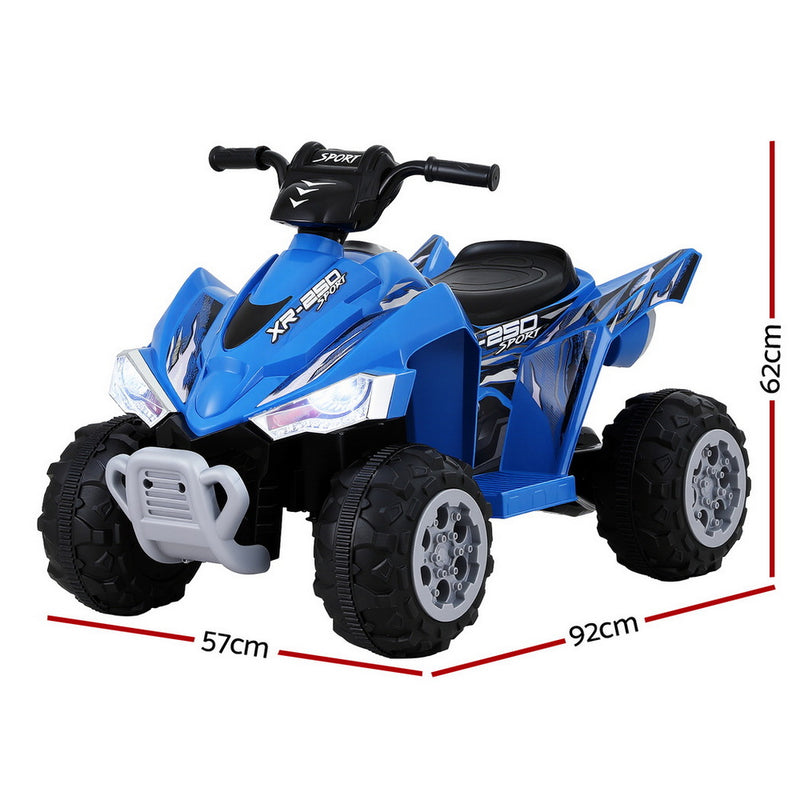 Rigo Kids 12V Electric Ride-On ATV Quad – Blue