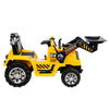 Rigo Kids Electric Ride-On Bulldozer – Digger Loader with Remote (6V, Yellow)