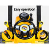 Rigo Kids Electric Ride-On Bulldozer – Digger Loader with Remote (6V, Yellow)