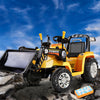 Rigo Kids Electric Ride-On Bulldozer – Digger Loader with Remote (6V, Yellow)