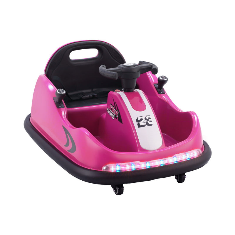 Rigo Kids 6V Electric Bumper Car with Remote – Pink