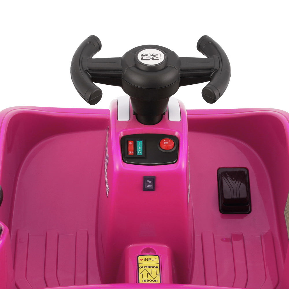 Rigo Kids 6V Electric Bumper Car with Remote – Pink
