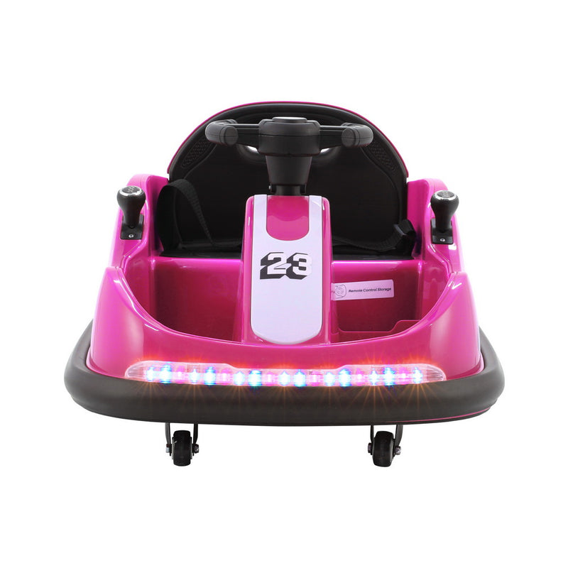 Rigo Kids 6V Electric Bumper Car with Remote – Pink