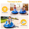 Rigo 12V Kids Ride-On Bumper Car with Remote – Blue