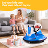 Rigo 12V Kids Ride-On Bumper Car with Remote – Blue