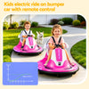 Rigo 12V Kids Ride-On Bumper Car with Remote – Pink