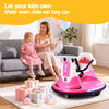 Rigo 12V Kids Ride-On Bumper Car with Remote – Pink