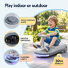 Rigo 12V Kids Ride On Cleaning Car with Mop 86cm Grey