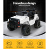 Rigo Kids Electric Ride-On Jeep – 12V Battery with Remote (White)