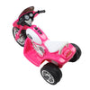 Rigo Kids 6V Electric Patrol Police Car – Pink