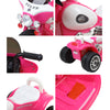 Rigo Kids 6V Electric Patrol Police Car – Pink