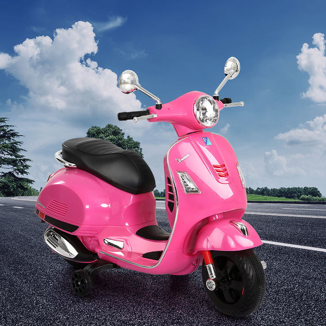 Kids Electric Ride-On Vespa GTS – Pink