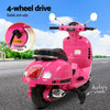 Kids Electric Ride-On Vespa GTS – Pink
