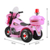 Rigo Kids Electric Police Motorcycle Pink