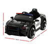 Rigo Kids Electric Patrol Police Car – 12V Battery Powered (Black)