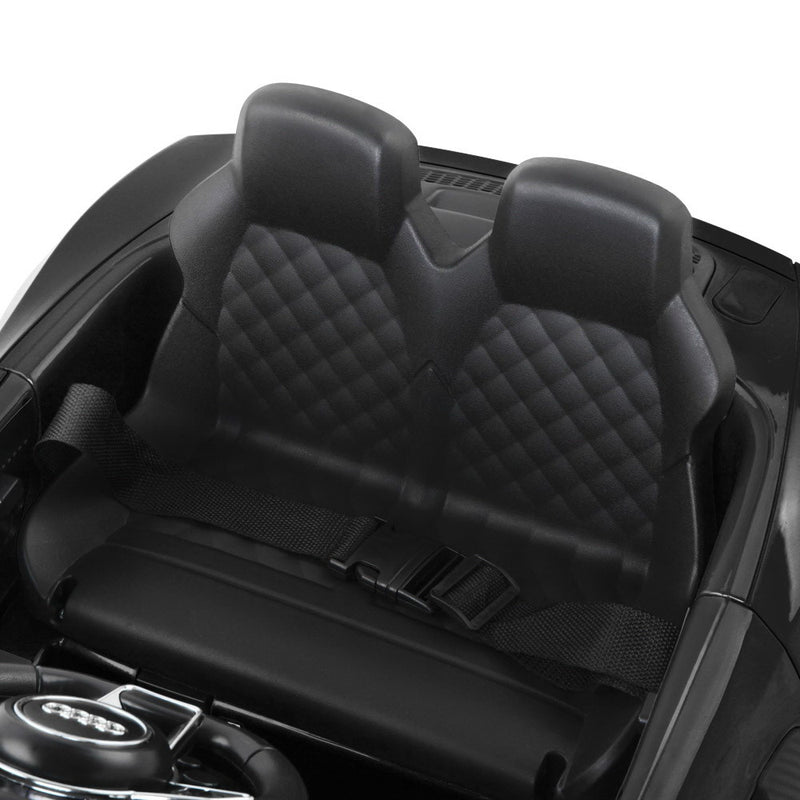 Kids Electric Ride-On Car – Audi R8 Licensed Sports Car (Black)