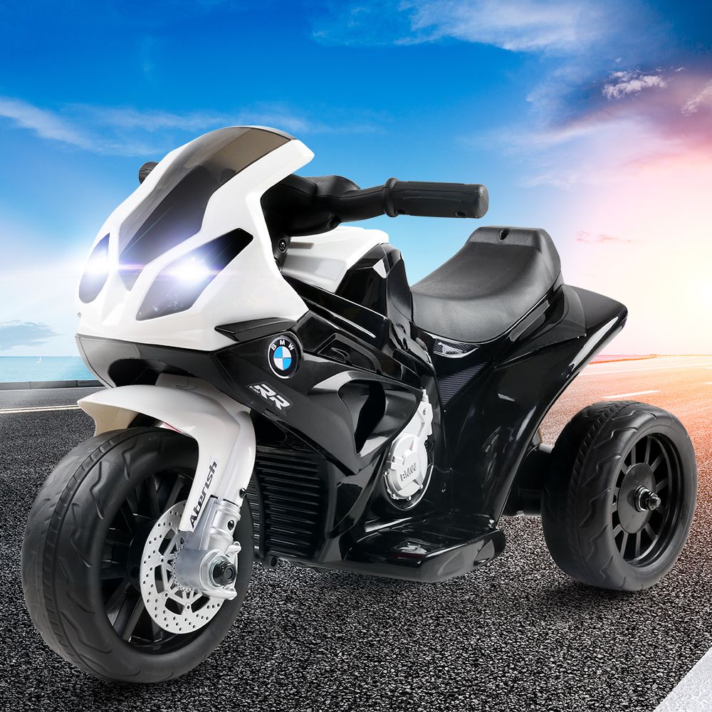 Kids Electric Ride-On Motorcycle – BMW Licensed S1000RR (Black)