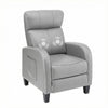 Artiss Grey Fabric Massage Recliner Chair