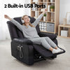 Artiss Massage Recliner Chair with Heat & USB – Black