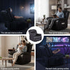 Artiss Massage Recliner Chair with Heat & USB – Black