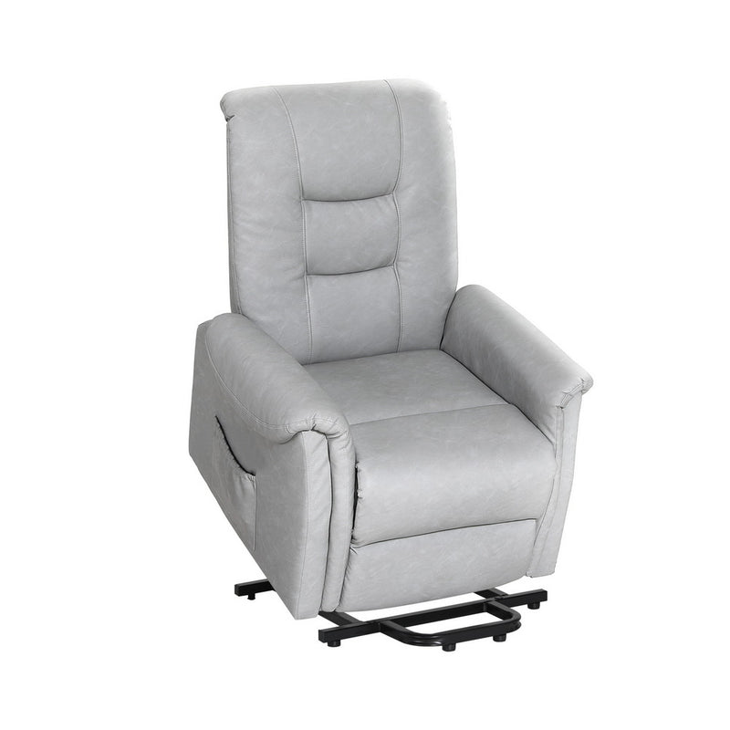 Artiss Leather Lift Recliner Chair – Grey