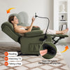 Artiss Recliner Chair – Heated Massage with Phone Holder (Velvet)