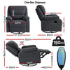Artiss Rocking Recliner Chair – 360° Swivel, Heated Massage