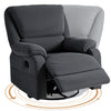 Artiss Rocking Recliner Chair – 360° Swivel, Heated Massage