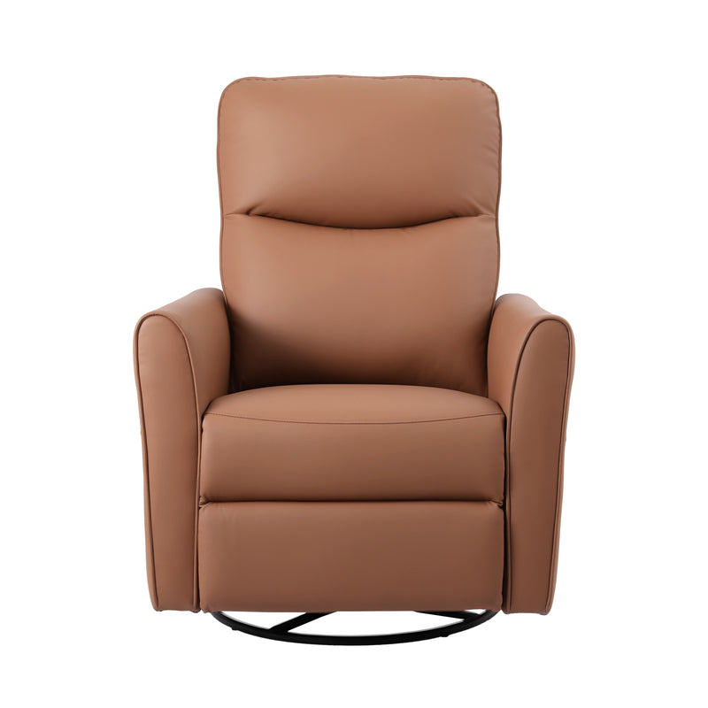 Artiss Swivel Recliner Chair Leather Brown