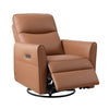 Artiss Swivel Recliner Chair Leather Brown