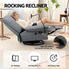 Artiss Swivel Rocker Recliner Chair with USB