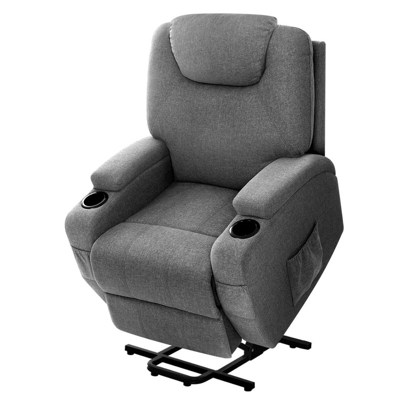 Artiss Milio Lift Recliner Chair with Massage & Heat